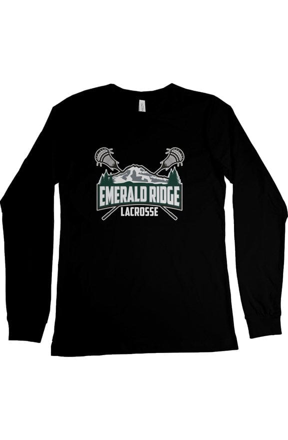 Emerald Ridge Lacrosse Adult Cotton Long Sleeve T-Shirt Signature Lacrosse