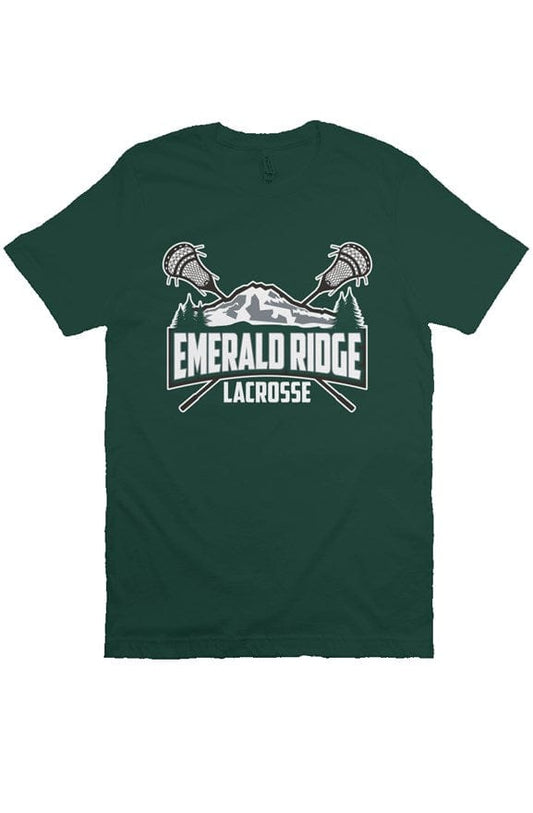 Emerald Ridge Lacrosse Adult Cotton Short Sleeve T-Shirt Signature Lacrosse