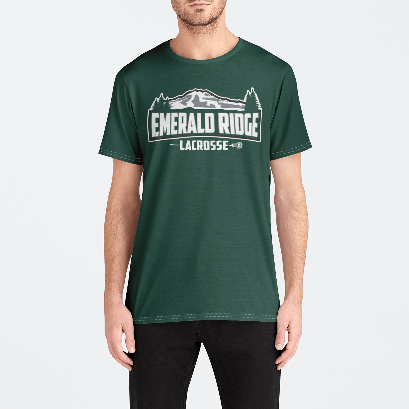 Emerald Ridge Lacrosse Adult Men's Sport T-Shirt Signature Lacrosse