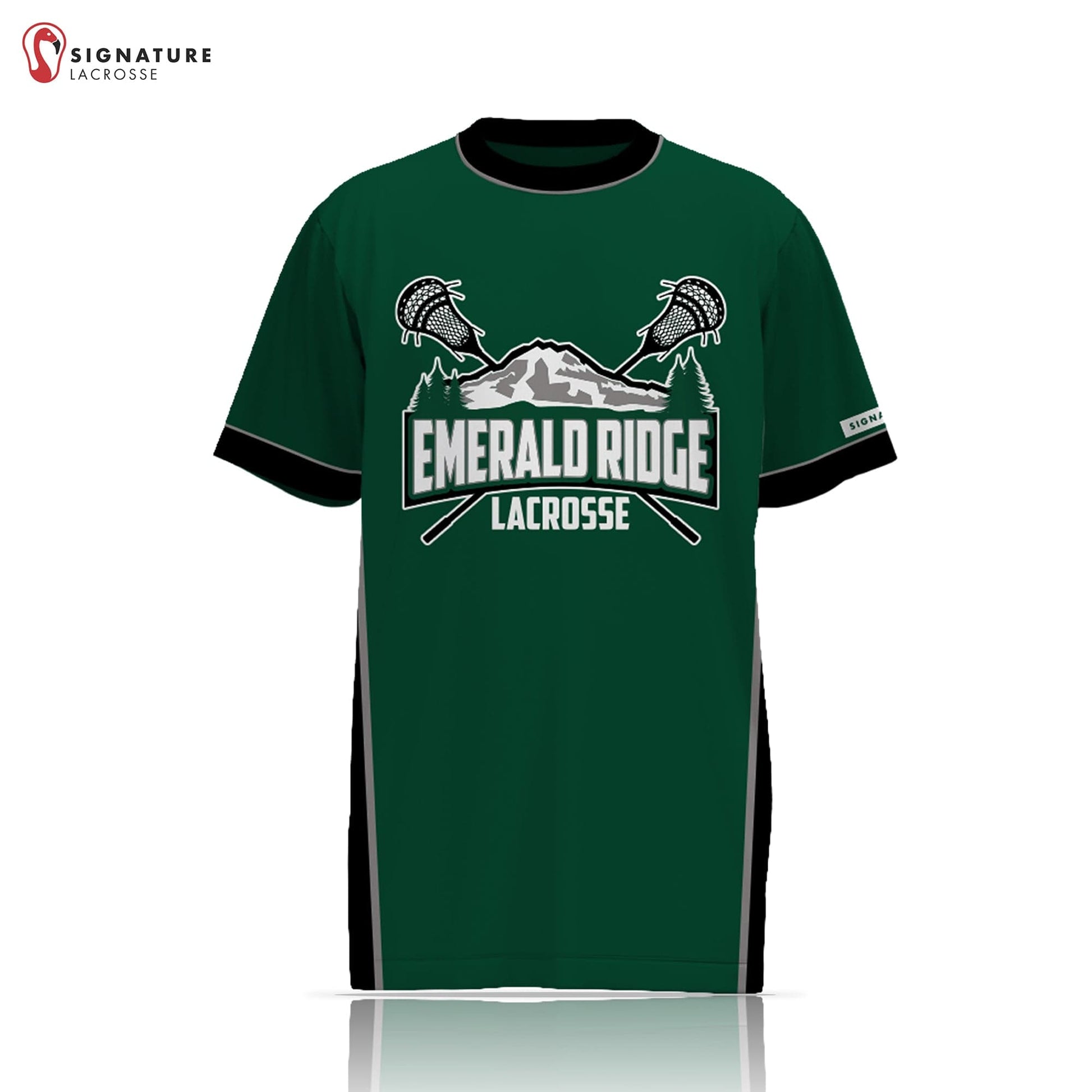 Emerald Ridge Lacrosse Men’s Short Sleeve Shooter Shirt: Grade 5-6 Signature Lacrosse