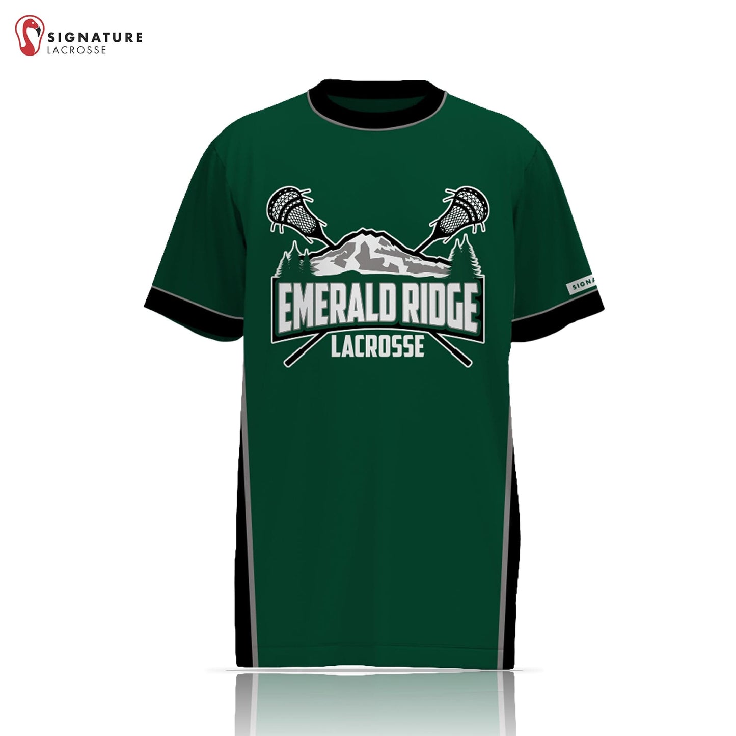 Emerald Ridge Lacrosse Men’s Short Sleeve Shooter Shirt: Grade 7-8 Signature Lacrosse