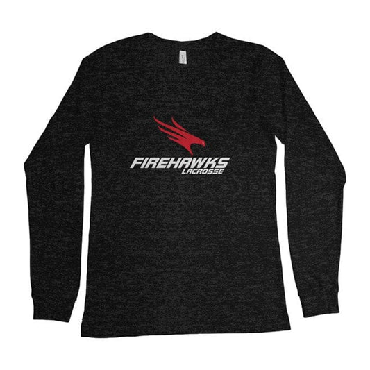 Firehawks Lacrosse Adult Cotton Long Sleeve T-Shirt Signature Lacrosse