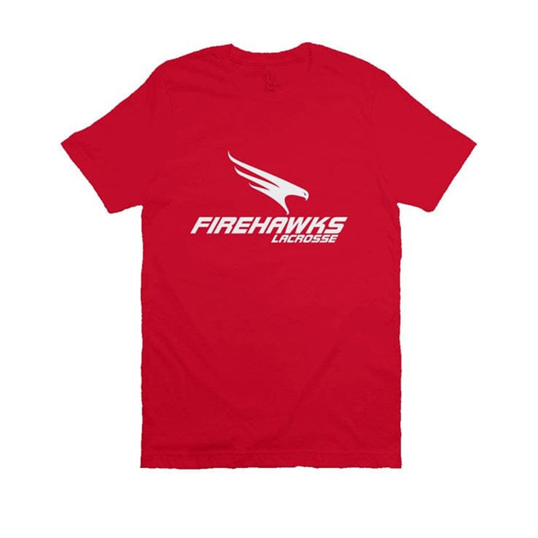 Firehawks Lacrosse Adult Cotton Short Sleeve T-Shirt Signature Lacrosse