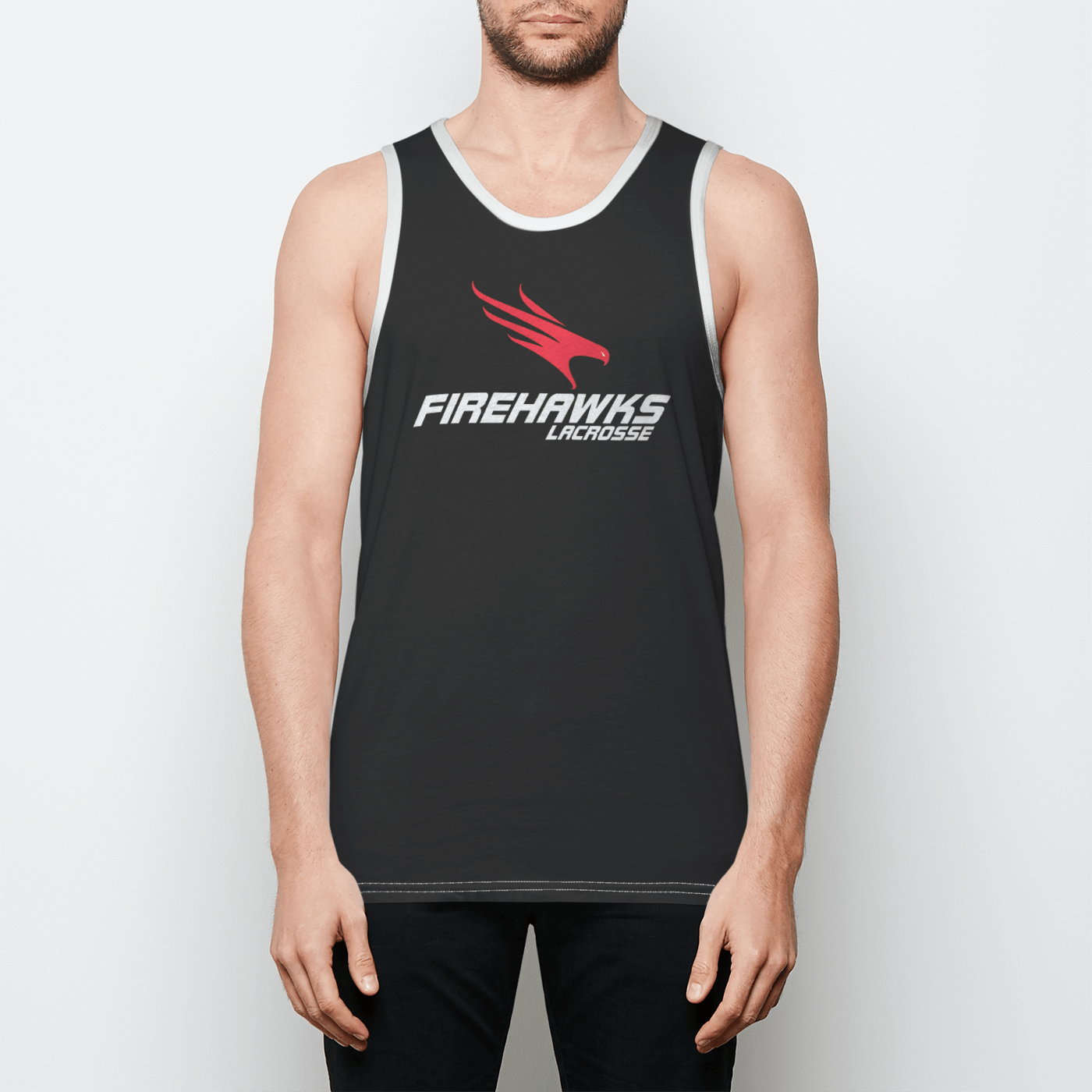 Firehawks Lacrosse Adult Men's Tank Top Signature Lacrosse