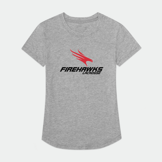 Firehawks Lacrosse Adult Women's Sport T-Shirt Signature Lacrosse