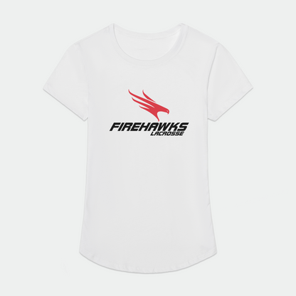 Firehawks Lacrosse Adult Women's Sport T-Shirt Signature Lacrosse