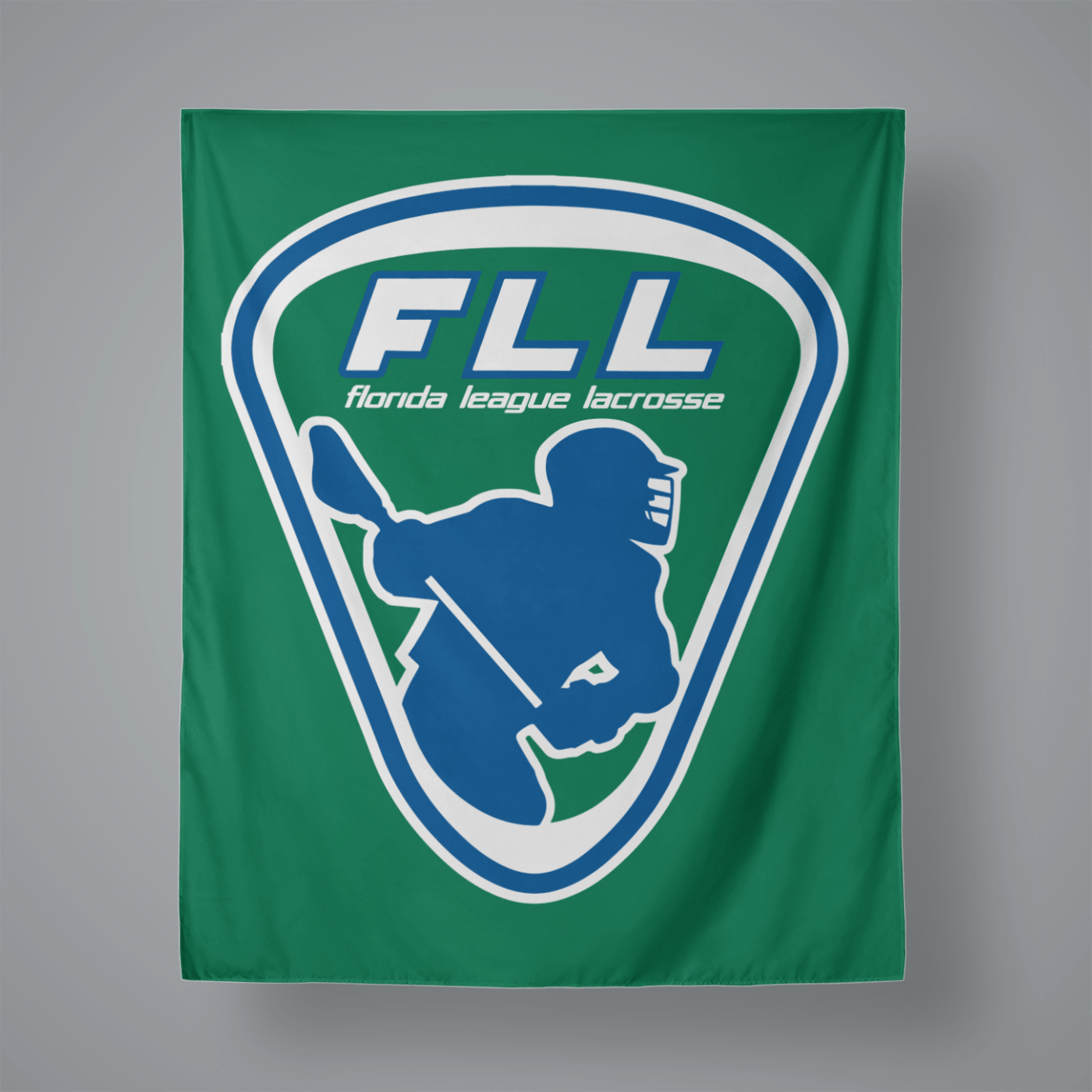 Florida Lacrosse League Small Wall Tapestry Signature Lacrosse