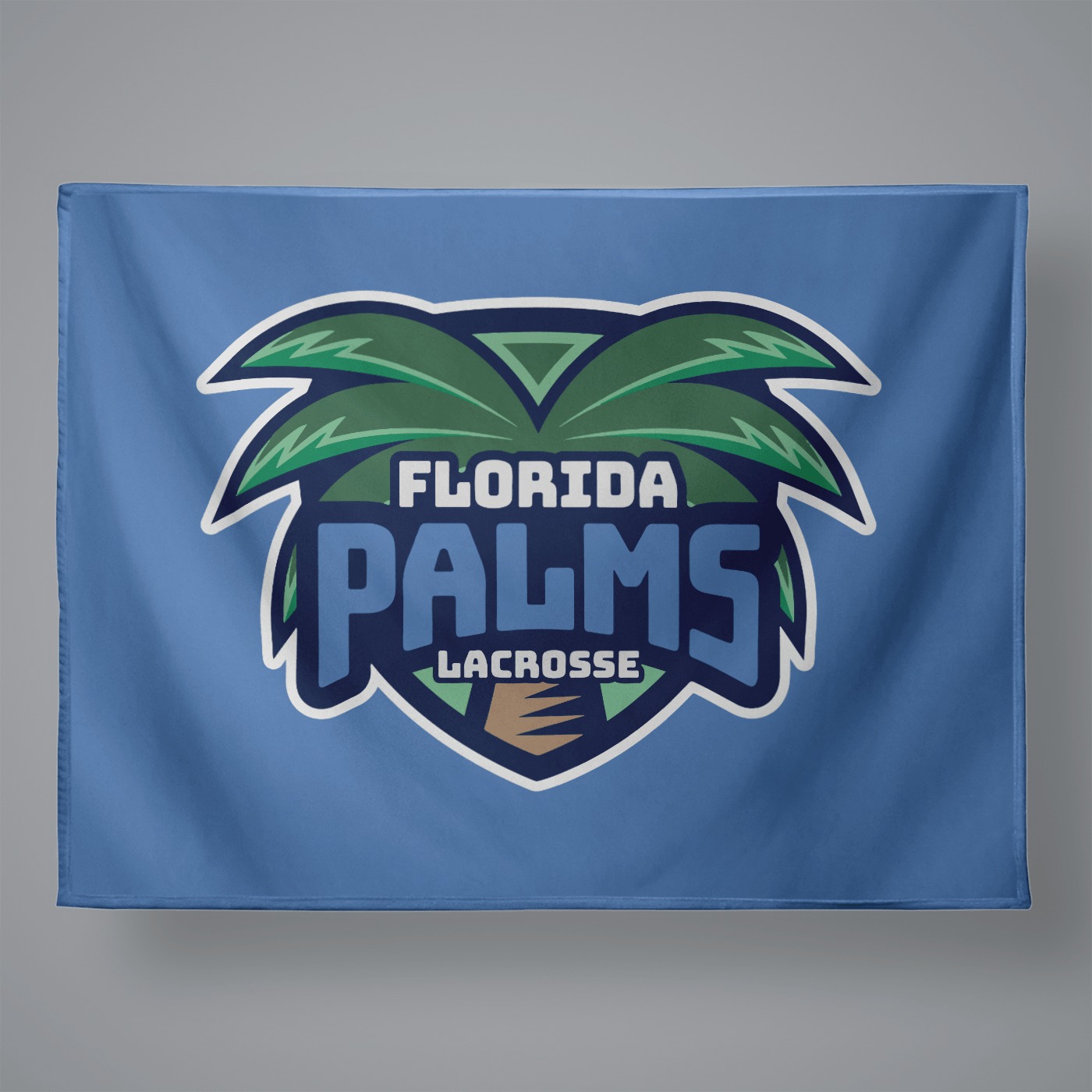 Florida Palms LC Large Plush Throw Blanket Signature Lacrosse