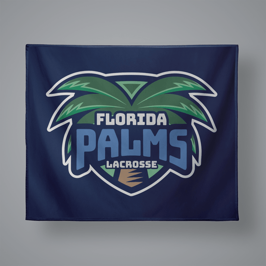 Florida Palms LC Small Plush Throw Blanket Signature Lacrosse