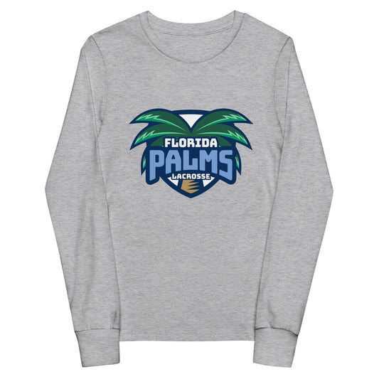 Florida Palms LC Youth Cotton Long Sleeve T-Shirt Signature Lacrosse