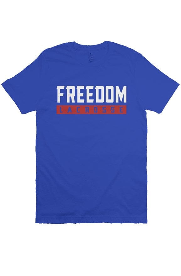 Freedom Lacrosse Adult Cotton Short Sleeve T-Shirt Signature Lacrosse