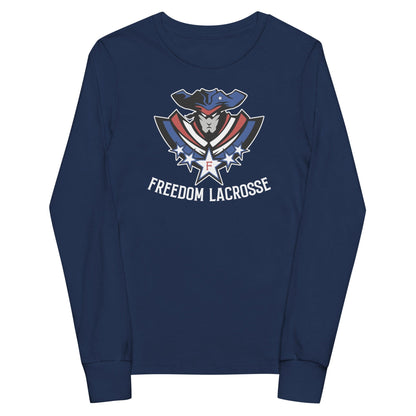 Freedom Lacrosse Youth Cotton Long Sleeve T-Shirt Signature Lacrosse