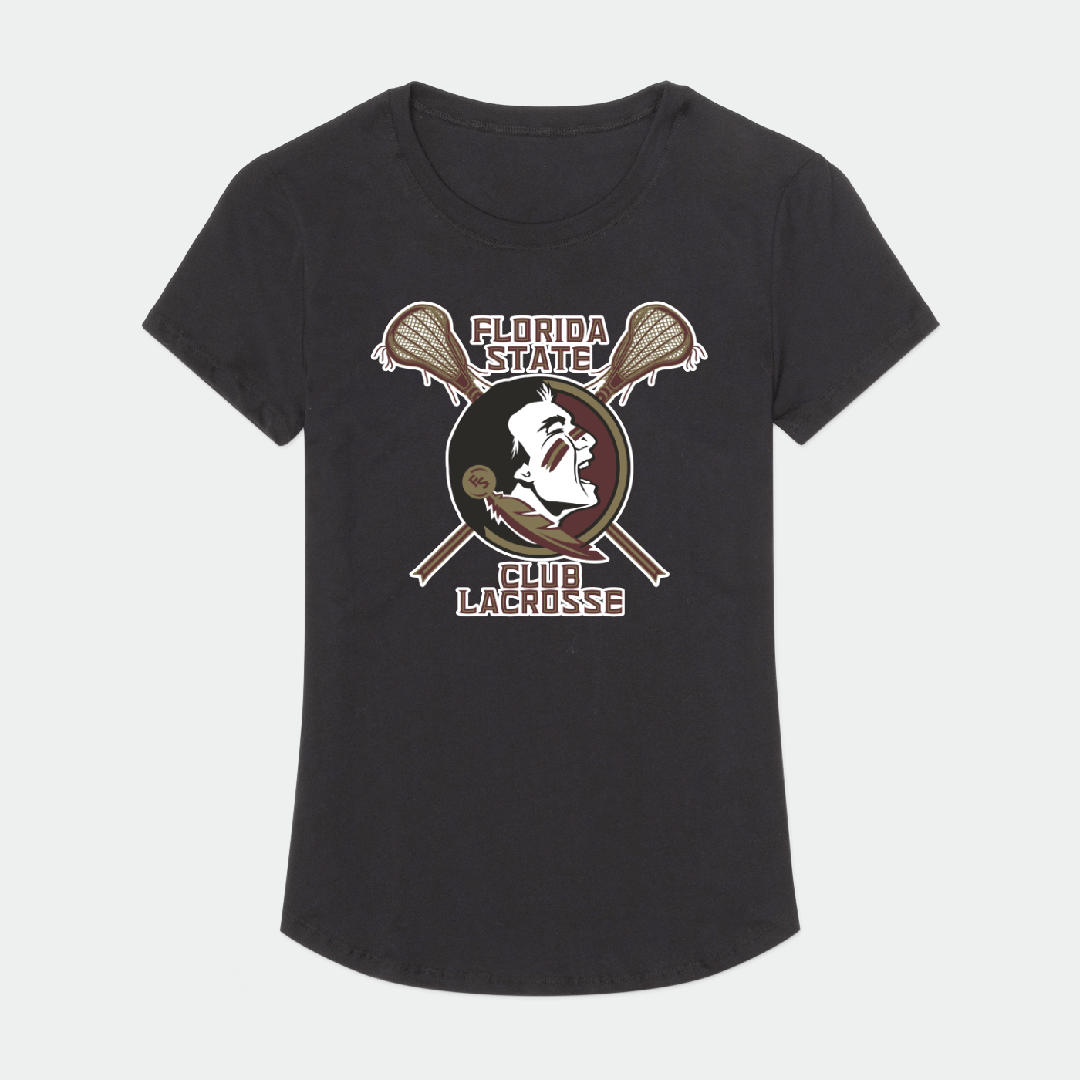 FSU Club Lacrosse Adult Women's Sport T-Shirt Signature Lacrosse