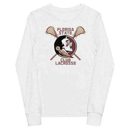 FSU Club Lacrosse Youth Cotton Long Sleeve T-Shirt Signature Lacrosse