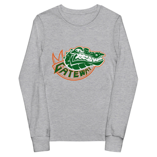 Gateway Gators Lacrosse Youth Cotton Long Sleeve T-Shirt Signature Lacrosse