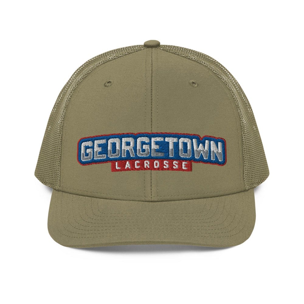 Georgetown Lacrosse Richardson Trucker Hat Signature Lacrosse