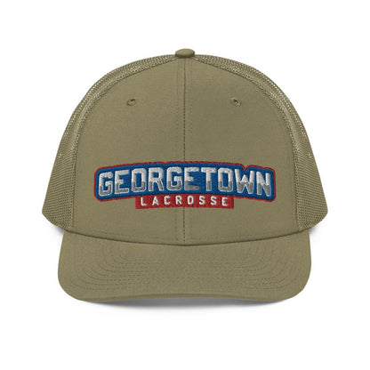 Georgetown Lacrosse Richardson Trucker Hat Signature Lacrosse