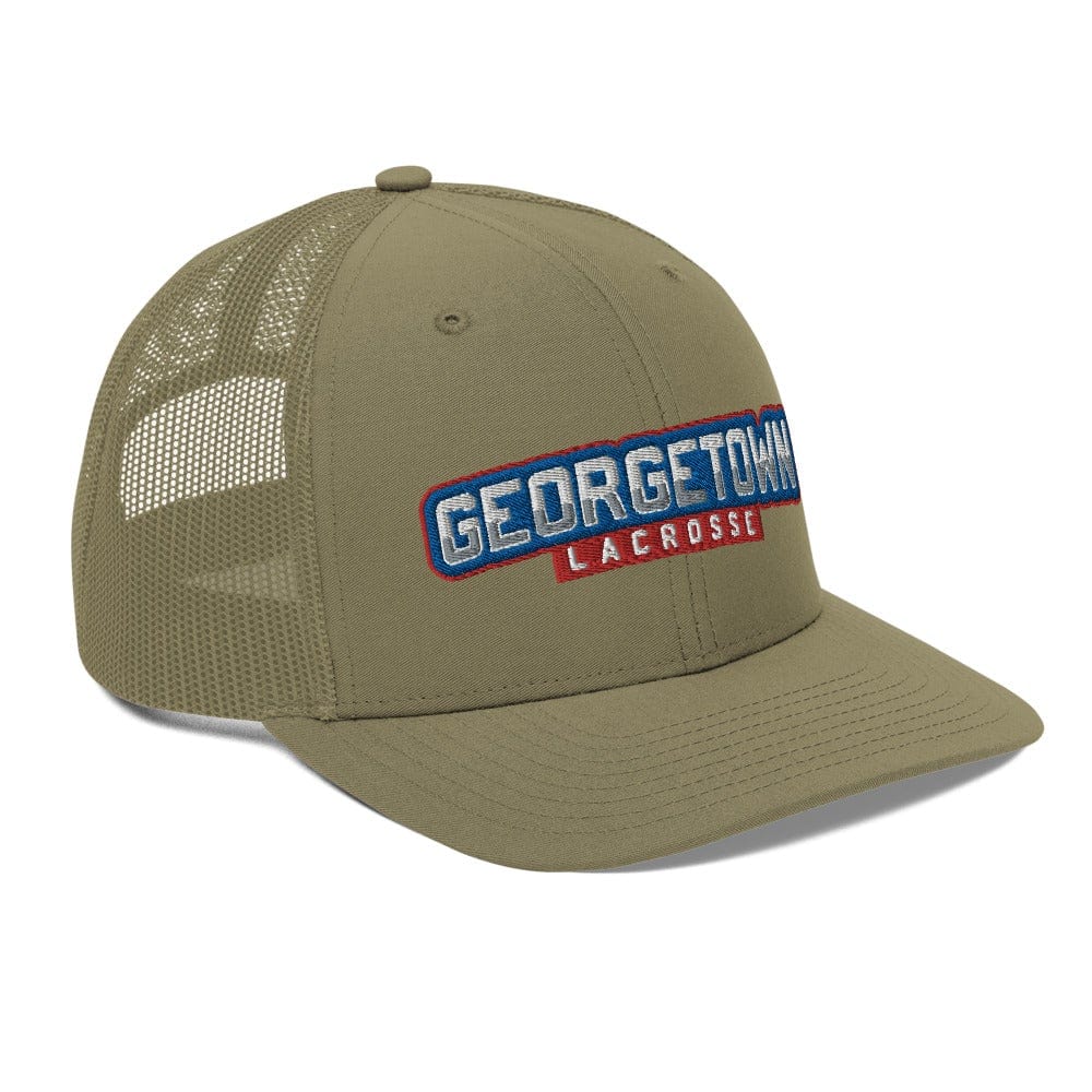 Georgetown Lacrosse Richardson Trucker Hat Signature Lacrosse