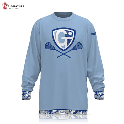 Georgetown Triton Lacrosse Player Long Sleeve Shooting Shirt Signature Lacrosse