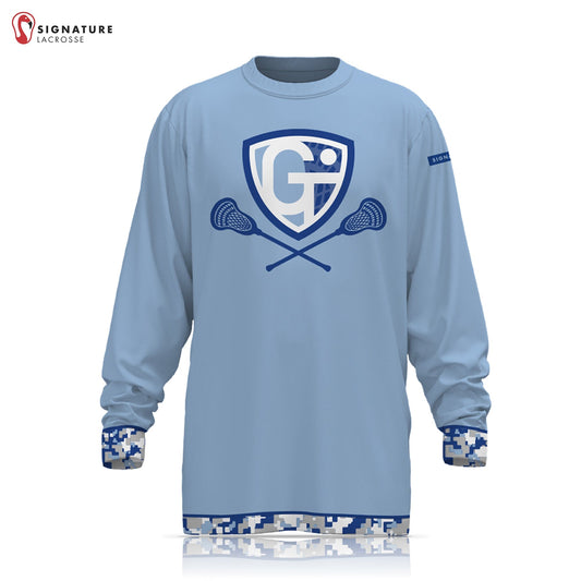 Georgetown Triton Lacrosse Player Long Sleeve Shooting Shirt Signature Lacrosse