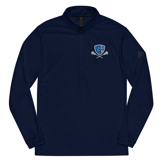 Georgetown Triton Youth Lacrosse Adult Men's 1/4 Adidas Performance Pullover Signature Lacrosse