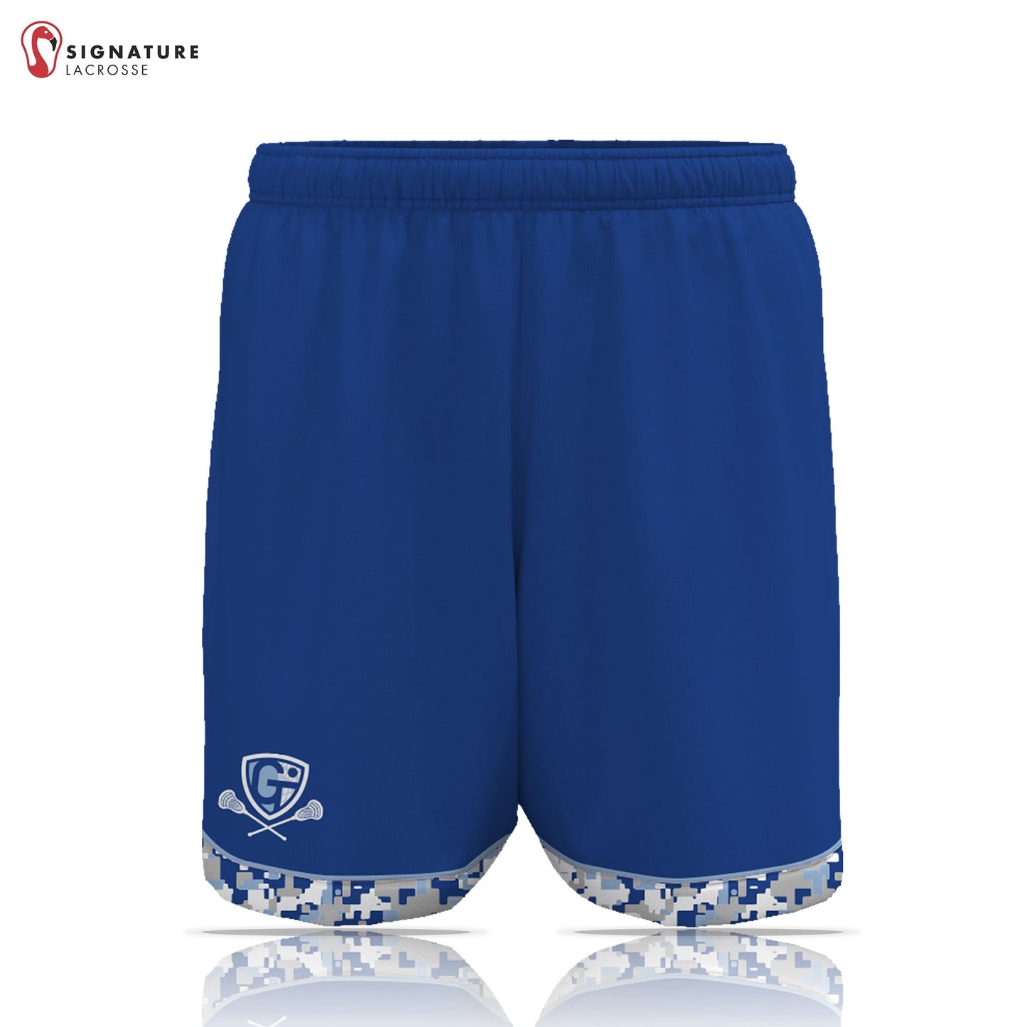 Georgetown-Triton Youth Lacrosse Men's Player Game Shorts: 1-2 Signature Lacrosse