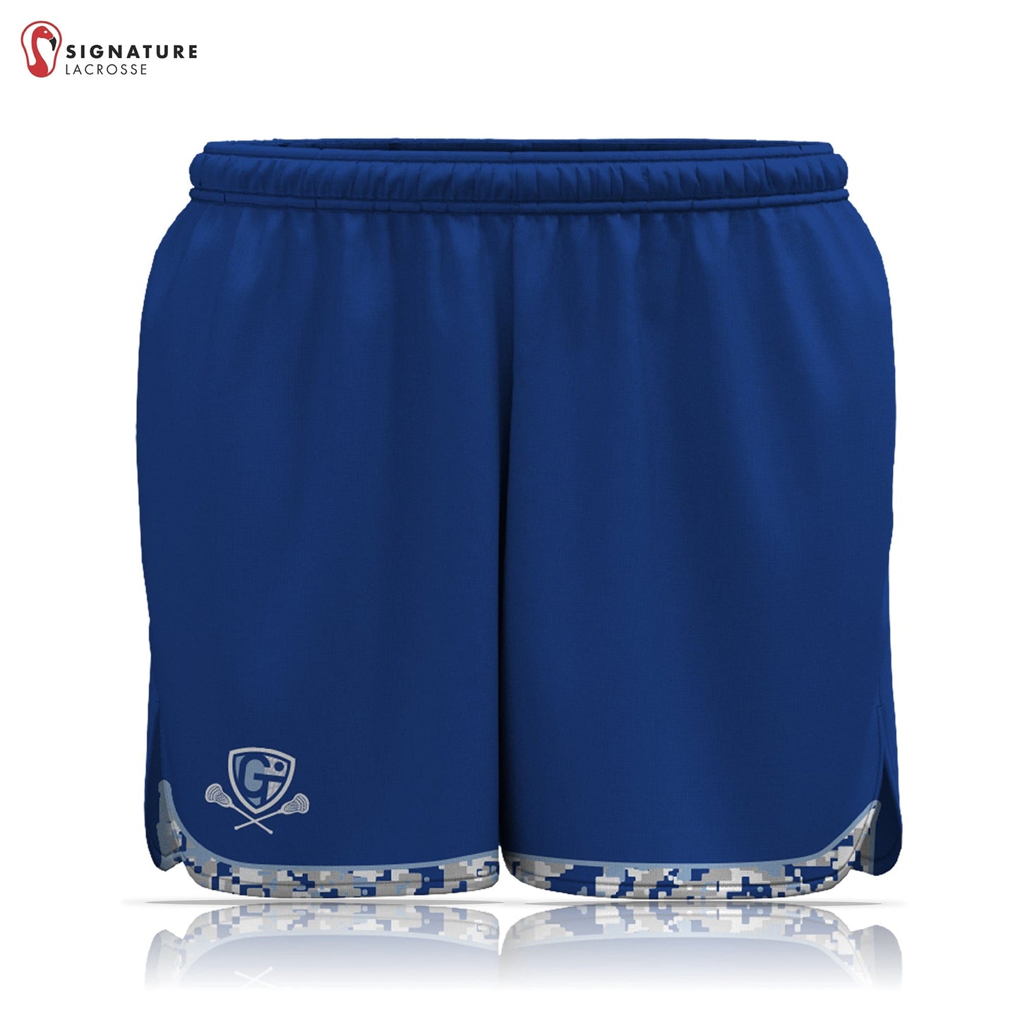 Georgetown-Triton Youth Lacrosse Women's Player Game Shorts: 1-2 Signature Lacrosse