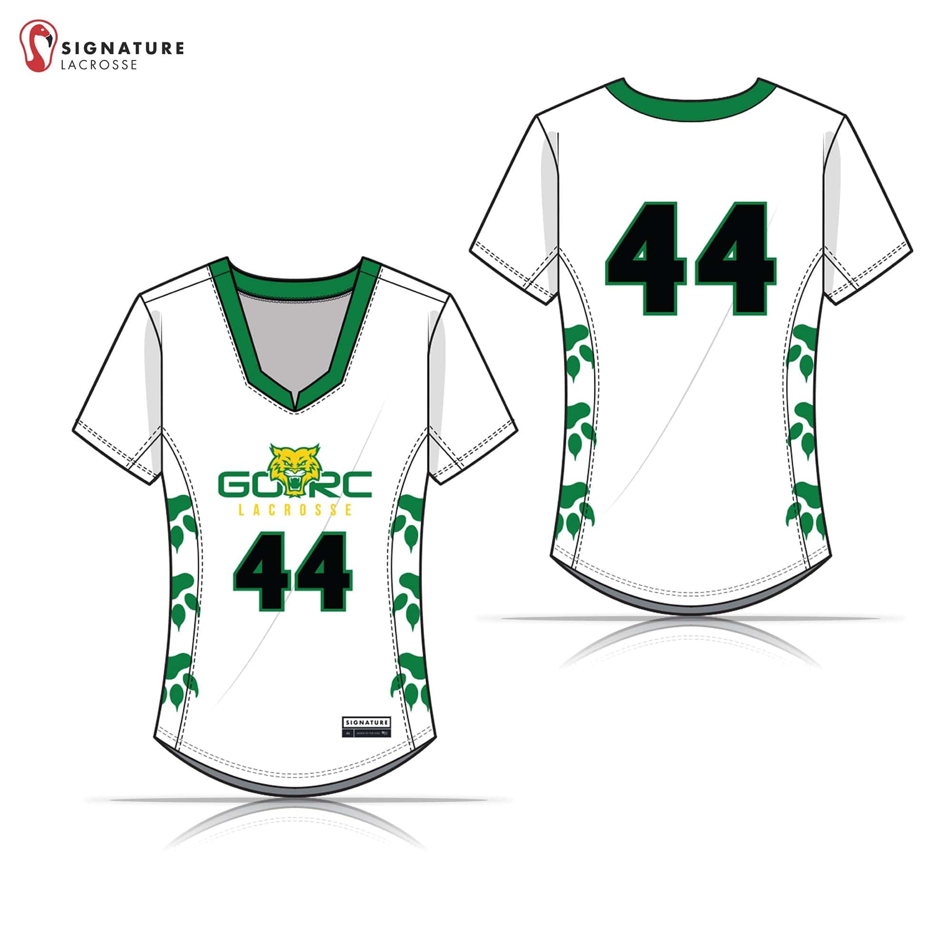 Gorc Wildcat Lacrosse Women's Player College Jersey - Light Signature Lacrosse