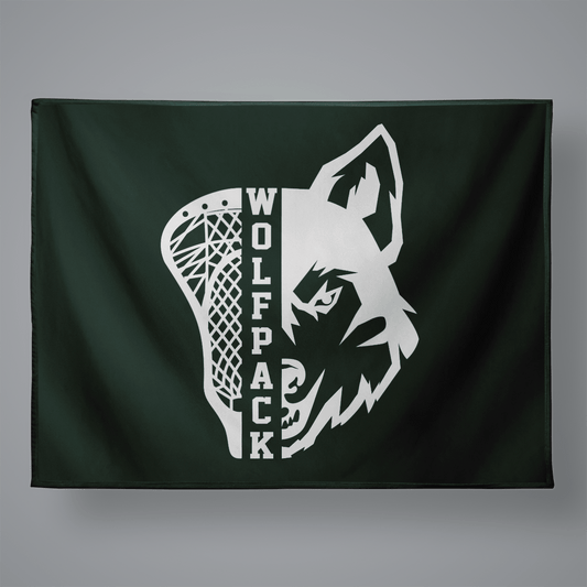 Greenbrier Lacrosse Large Plush Throw Blanket Signature Lacrosse