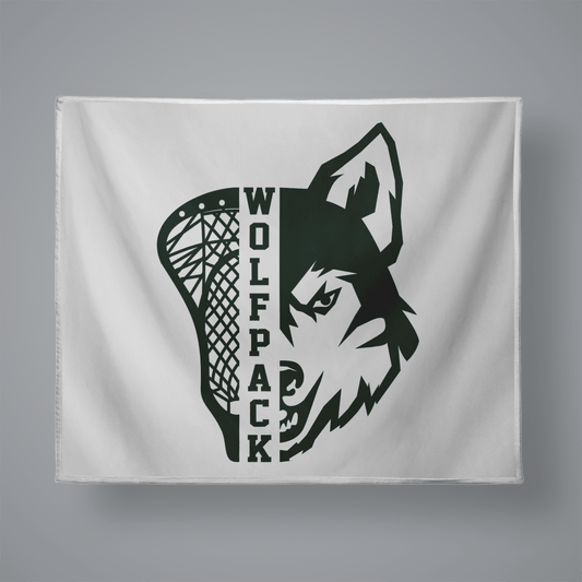 Greenbrier Lacrosse Small Plush Throw Blanket Signature Lacrosse