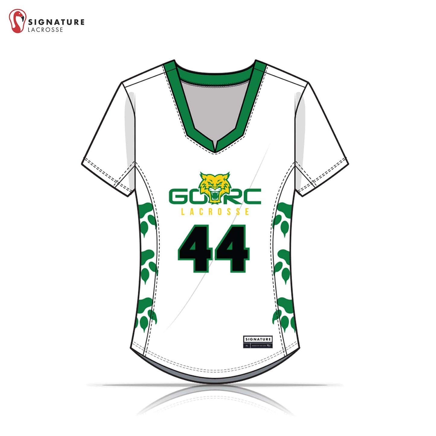 Groc Wildcats Lacrosse Women's Player College Jersey - Light Signature Lacrosse