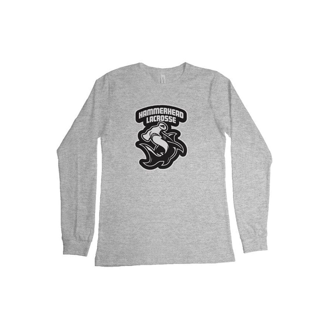 Hammerhead Lacrosse Adult Cotton Long Sleeve T-Shirt Signature Lacrosse