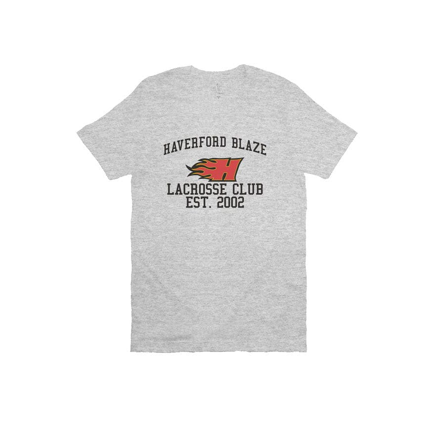 Haverford Blaze Lacrosse Adult Cotton Short Sleeve T-Shirt Signature Lacrosse