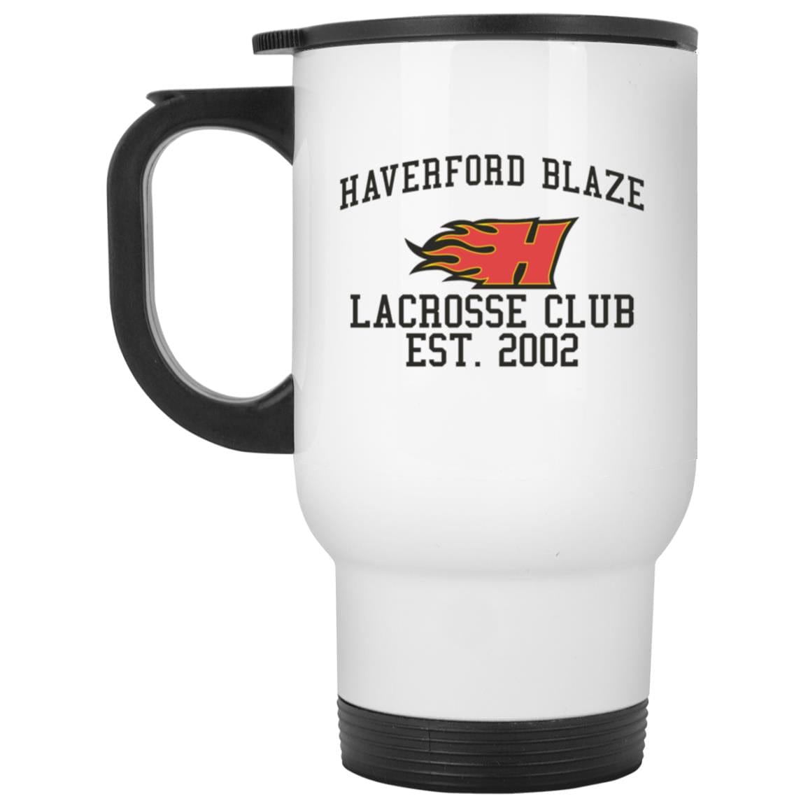 Haverford Blaze Lacrosse Stainless Steel Water Bottle Signature Lacrosse