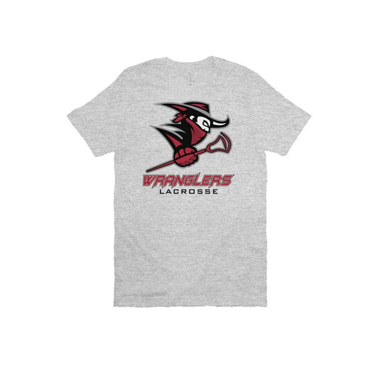 Henderson Wranglers Lacrosse Adult Cotton Short Sleeve T-Shirt Signature Lacrosse