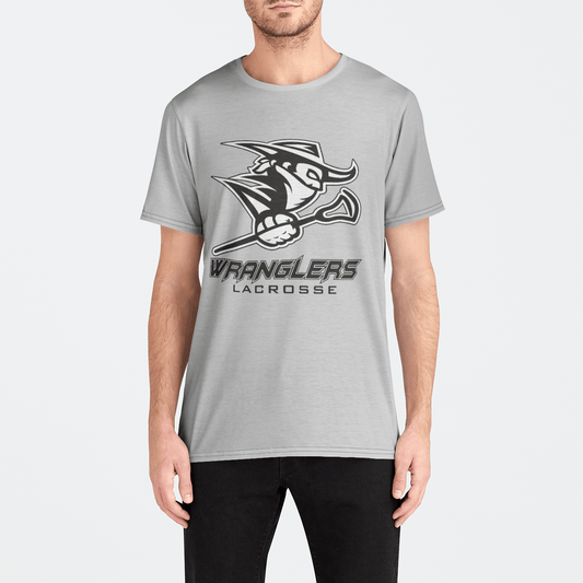 Henderson Wranglers Lacrosse Adult Men's Sport T-Shirt Signature Lacrosse