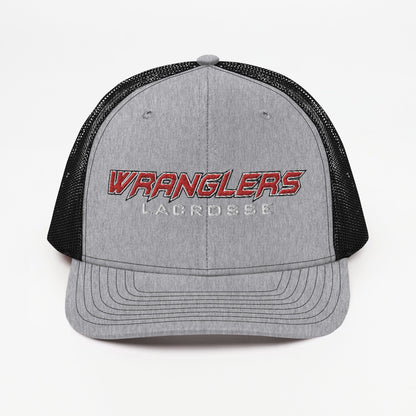 Henderson Wranglers Lacrosse Adult Richardson Trucker Hat Signature Lacrosse