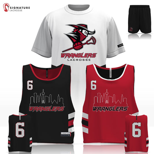 Henderson Wranglers Lacrosse Men’s 3 Piece Game Package: Henderson Wranglers Signature Lacrosse