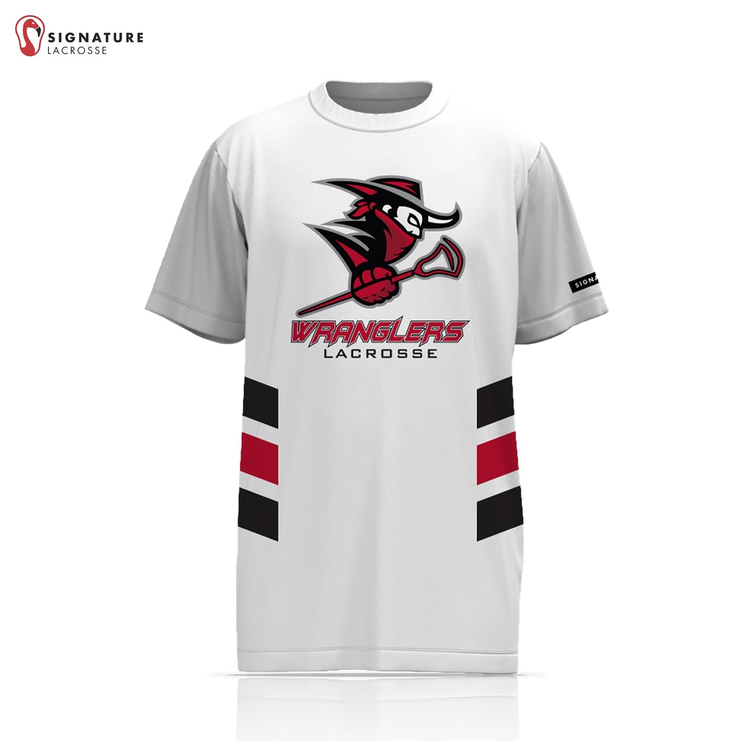 Henderson Wranglers Lacrosse Men’s Short Sleeve Shooter Shirt: Henderson Wranglers Signature Lacrosse