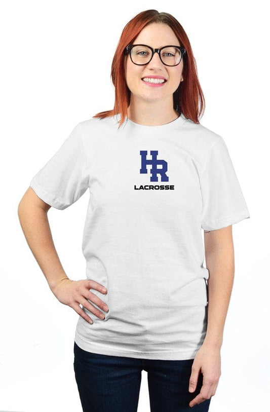 Highlands Ranch Highschool Adult Cotton Short Sleeve T -Shirt Signature Lacrosse