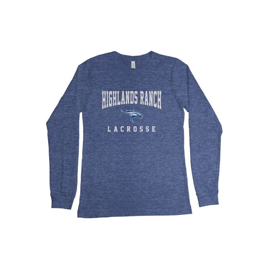 Highlands Ranch Lacrosse Adult Cotton Long Sleeve T-Shirt Signature Lacrosse