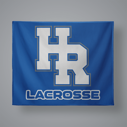Highlands Ranch Lacrosse Small Plush Throw Blanket Signature Lacrosse