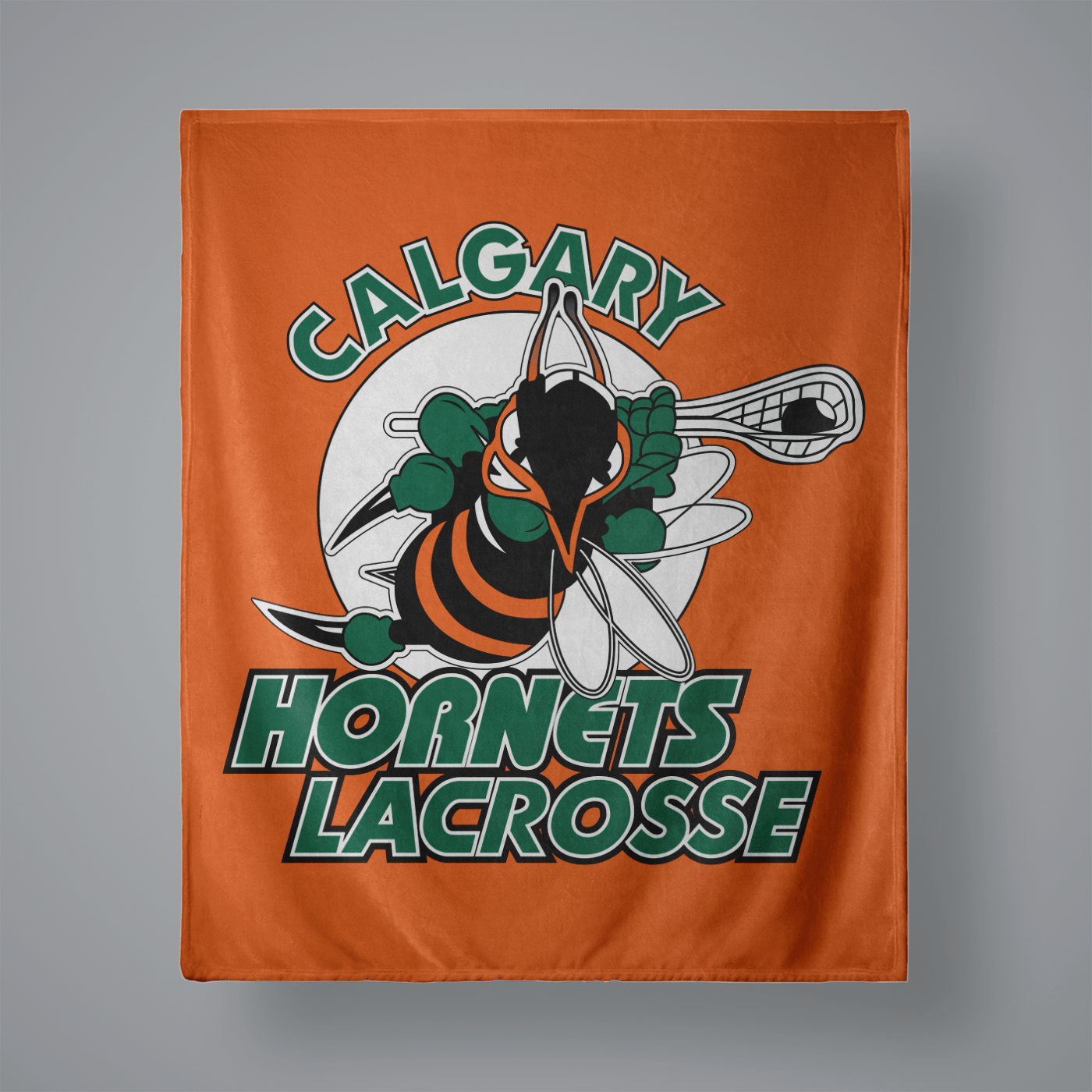 Hornets Lacrosse Small Plush Throw Blanket Signature Lacrosse