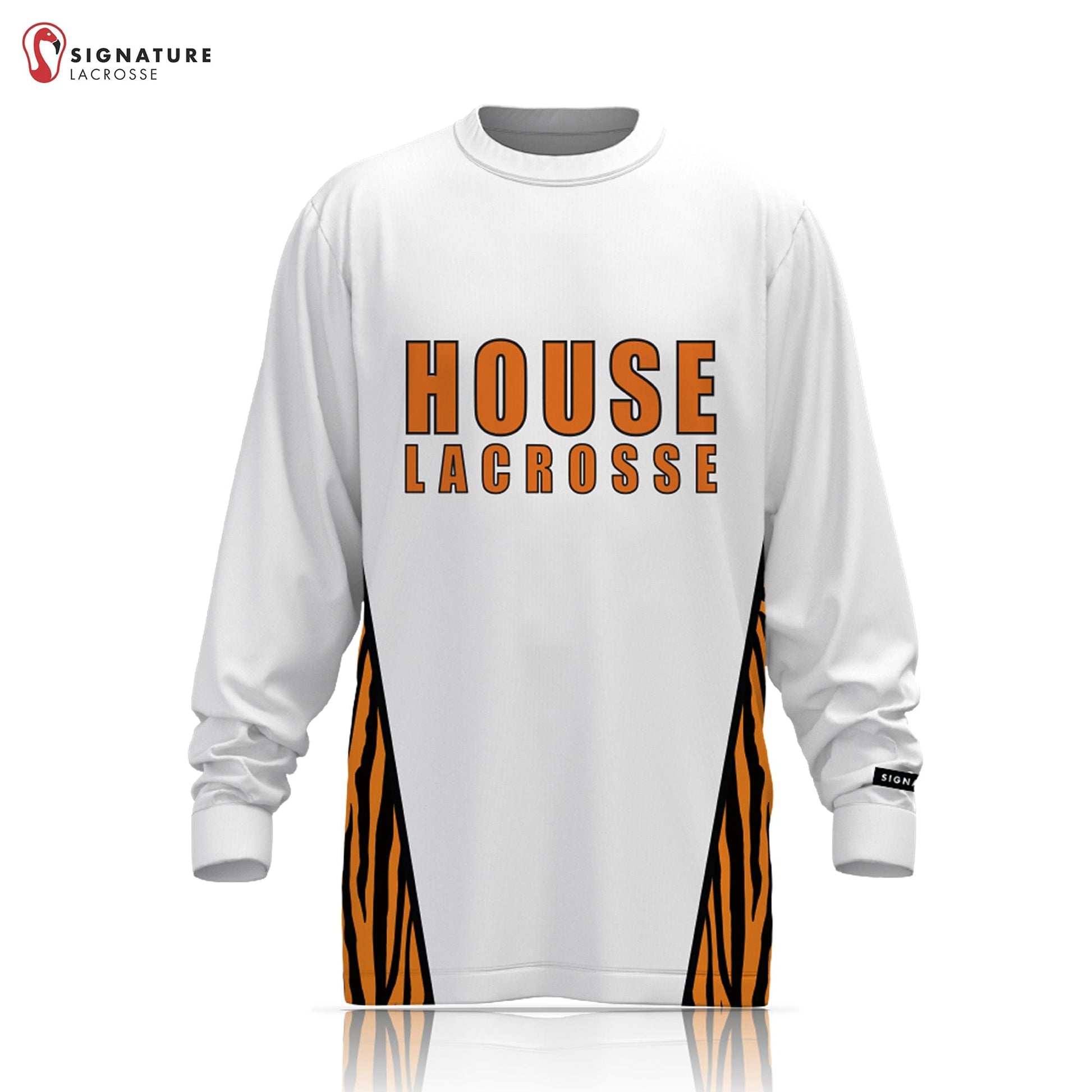 House of Sports Girls Lacrosse Pro Long Sleeve Shooting Shirt Signature Lacrosse