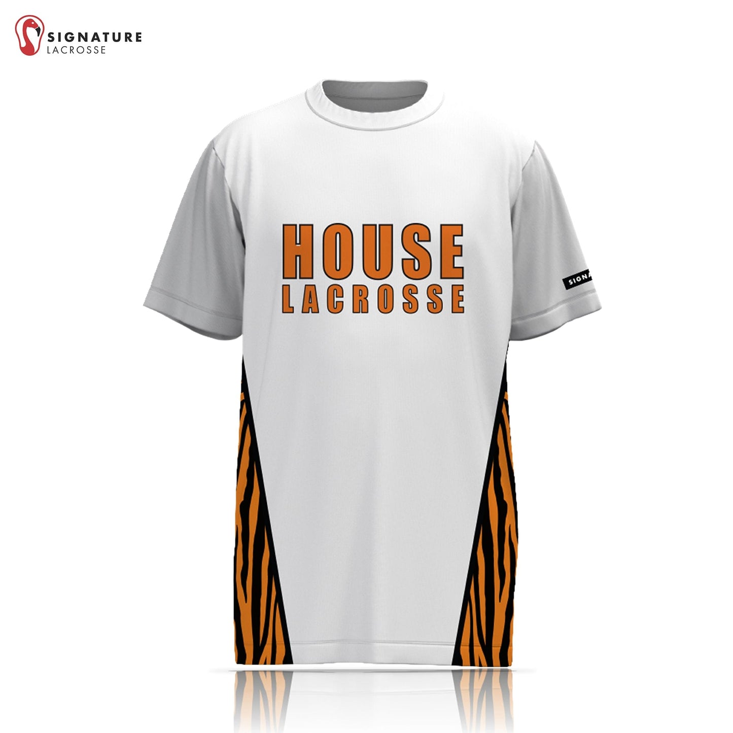 House of Sports Girls Lacrosse Pro Short Sleeve Shooting Shirt:2022 Signature Lacrosse