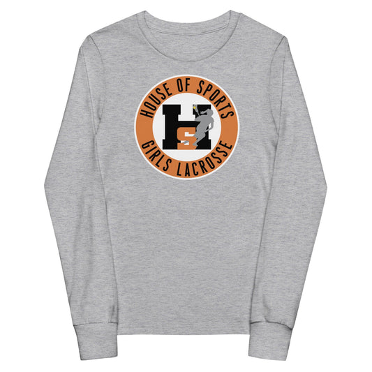 House of Sports Youth Cotton Long Sleeve T-Shirt Signature Lacrosse