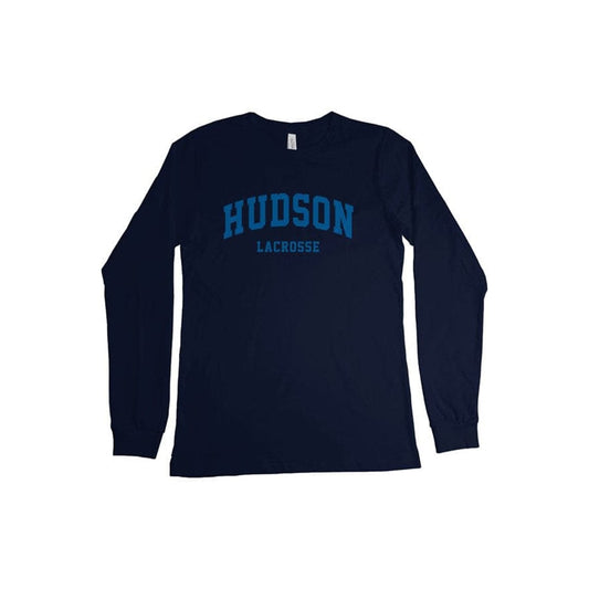 Hudson Lacrosse Adult Cotton Long Sleeve T-Shirt Signature Lacrosse