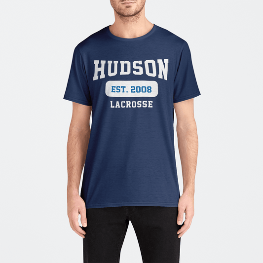 Hudson Lacrosse Adult Men's Sport T-Shirt Signature Lacrosse