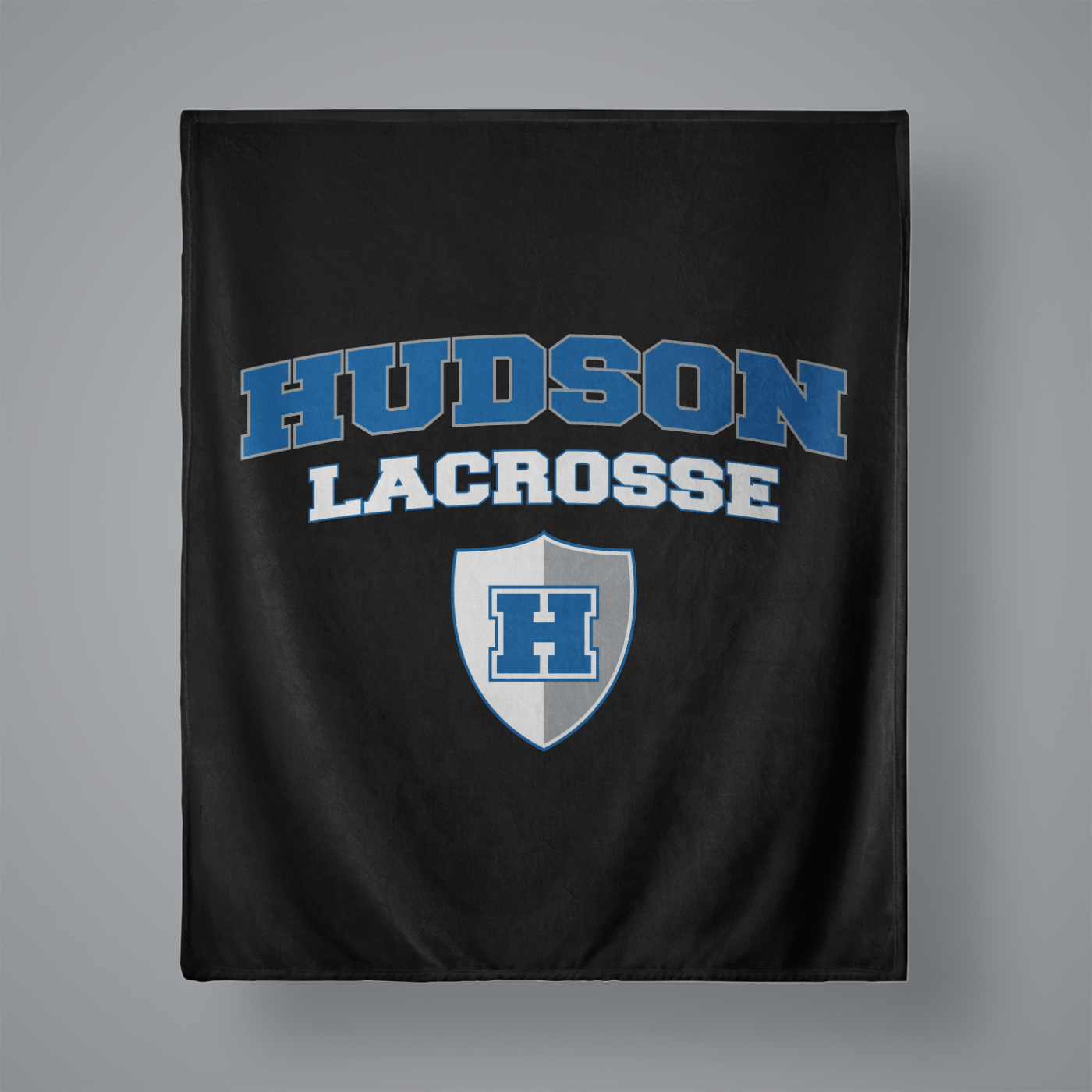 Hudson Lacrosse Small Plush Throw Blanket Signature Lacrosse