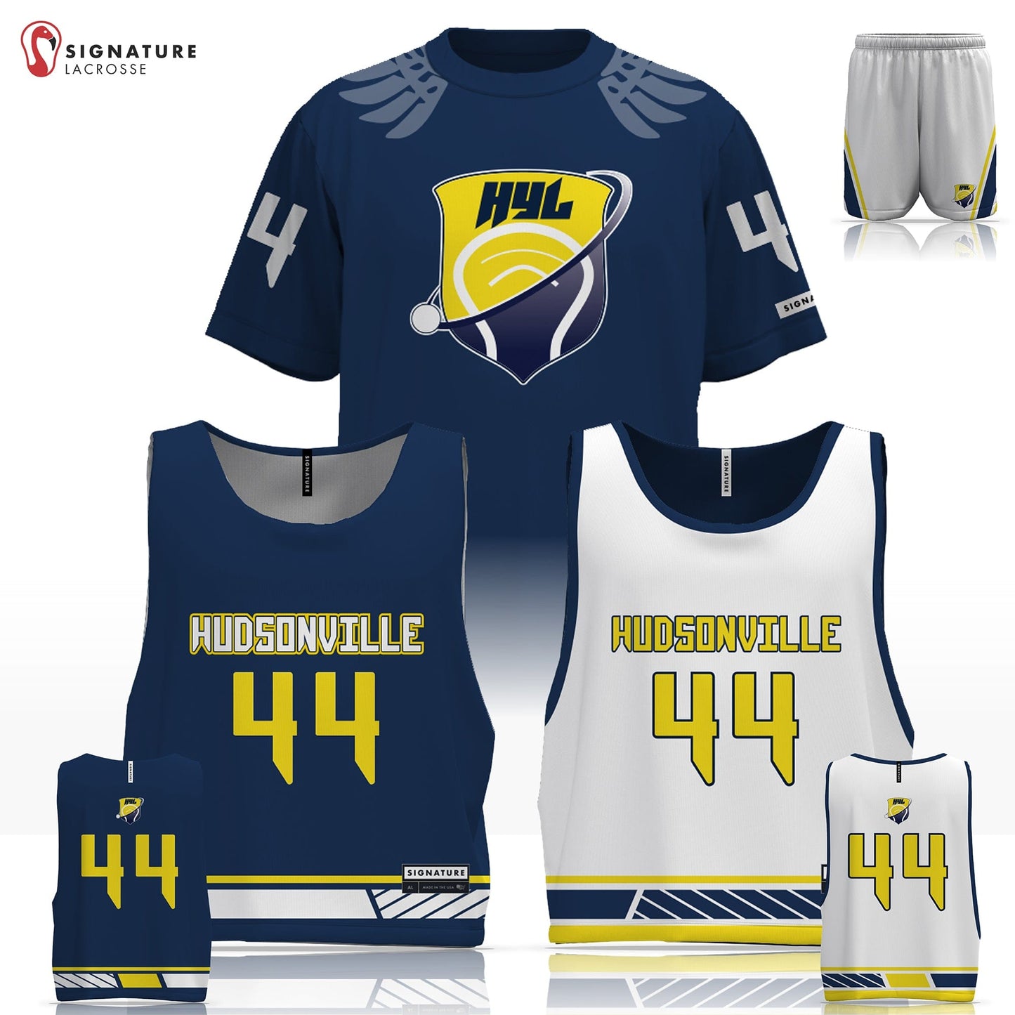 Hudsonville Youth Lacrosse Men's 3 Piece Player Game Package: 2028 Signature Lacrosse